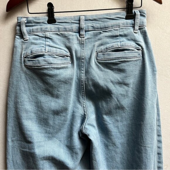 Oak + Fort straight leg barrel denim organic cotton jeans Sz 27 - Picture 3 of 11